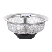 Adjustable rubber stopper mechanism of the stainless steel sink strainer.