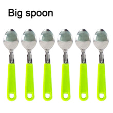 Individual dinner fork and spoon from the Serve Stellar 24-piece flatware collection.