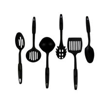 Lifestyle shot featuring the versatile non-stick cooking tools in use.