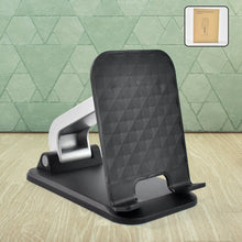 Sturdy mobile phone holder adjustable desk stand in use