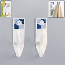 Set of strong self-adhesive multipurpose wall hooks on a white background, ready for use.