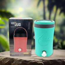 Front view of the 5 Litre water jug, showcasing its ergonomic design and handle.