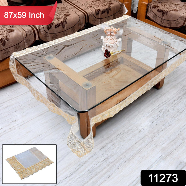 Waterproof clear PVC table protector for dining or center tables home & kitchen