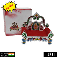 Ornate Bal Gopal Singhasan, a decorative deity throne for spiritual spaces.