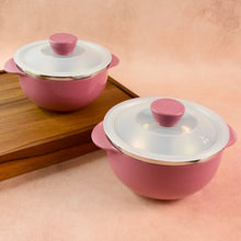 Stylish plastic serving bowls set ideal for microwave and freezer use