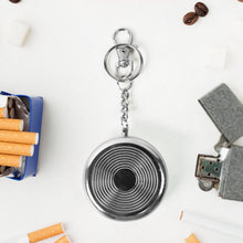 Travel cigarette ashtray keyring lightweight and compact