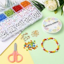 DIY Bracelet Making Kit with vibrant alphabet and colorful beads