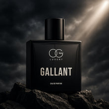 Luxury Gallant Eau de Parfum premium black bottle for men