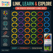 Baby Learning Links – 36 Pc Educational Toy Set for Motor Skills