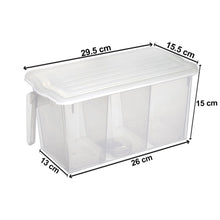 Close-up of the fresh-keeping box showing its secure airtight lid.