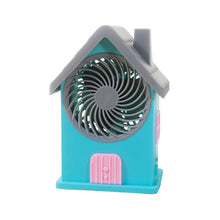 Mini House Fan House Design Rechargeable Portable Personal Desk Fan For Home , Office & Kids Use (Battery Not Include)