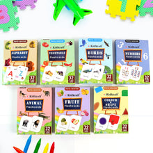 Bright start 7-in-1 educational flashcard set with vibrant illustrations