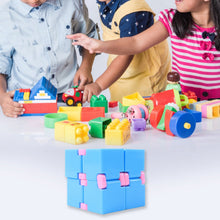 Endless flip Infinity Cube fidget toy to improve concentration and calmness