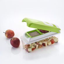 13-in-1 vegetable slicer and grater, plastic construction