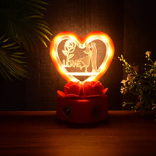 Heart-Shaped Love Couple Decorative Showpiece (1 Pc)