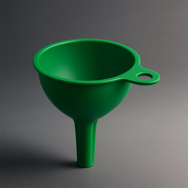 Food-Grade Silicone Funnel: Safe & Easy Transfer for Liquids & Grains (1 Pc)