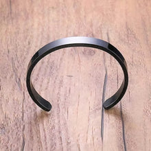 Stylish Black-Plated Stainless-Steel kada (1 Pc)