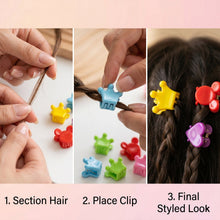 Fashionable mini hair clips pack