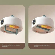 Compact portable clothes dryer showing airflow vents