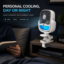 Portable Air Cooler – 3-Speed USB Rechargeable Fan | Velvet Wheels
