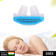 Ergonomic Anti-Snoring Nose Clip made of soft silicone for comfortable sleep.