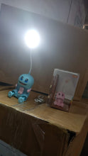 Cartoon LED desk lamp in mix colors with USB charging cable