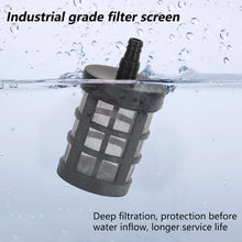 Detailed view of the car washer gun and its easy-to-attach hose.