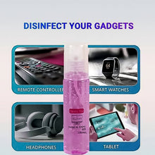 Application of PHOBIA Screen Cleaner Gel on a smartphone screen.