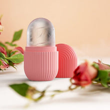 Ice roller for face shown with its cooling mechanism for optimal results.