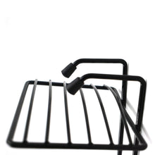Elegant two-layer soap rack with a clean, functional design.