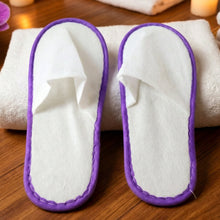 Guest slippers designed for hotel and spa hygienic use