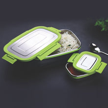 Stainless steel tiffin box with airtight seals for school and office