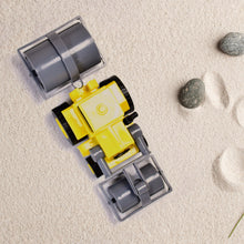 Durable toy excavator with a working arm, ready for construction play.