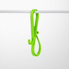 Hook hung over a wardrobe rail