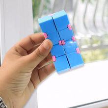 Infinity Cube stress relief fidget toy showing interlocking cubes