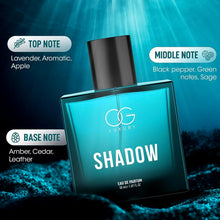 OG Beauty Luxury Shadow Eau de Parfum elegant modern bottle design