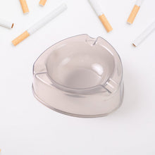 Oblivion crystal look plastic ashtray in vibrant colors