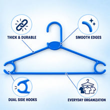 Plastic Clothes Hangers – Durable & Space-Saving Set of 6