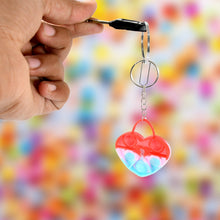 A collection of different Pop It Keychains, ideal for stress relief and sensory play.