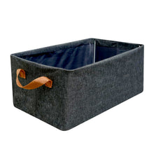 The versatile foldable storage box being collapsed, highlighting its space-saving design.