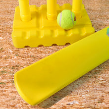 Aditi Kids Cricket Kit laid out on a grassy field, ready for an exciting game.