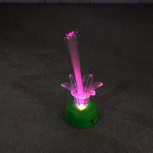 LED candlelight glowing with a warm and inviting multicolor light.
