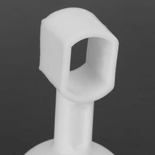 Close up view of suction cup door stopper protecting walls from door collisions