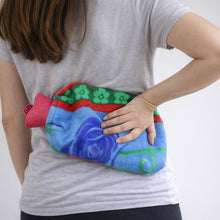 Heat therapy hot water bottle perfect for home wellness use