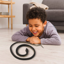 Fake snake prank toy with realistic texture and color pattern