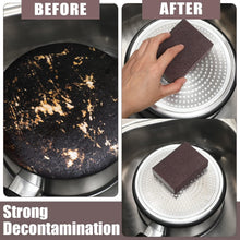 Compact 7x7 cm kitchen cleaning sponge scrub block for stain removal
