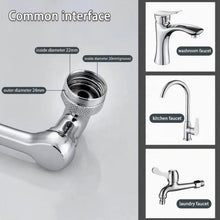 Detail of the rotating faucet sprayer showing its double O-ring design.