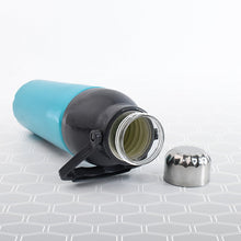 ChillQuench insulated plastic sports bottle with leakproof cap