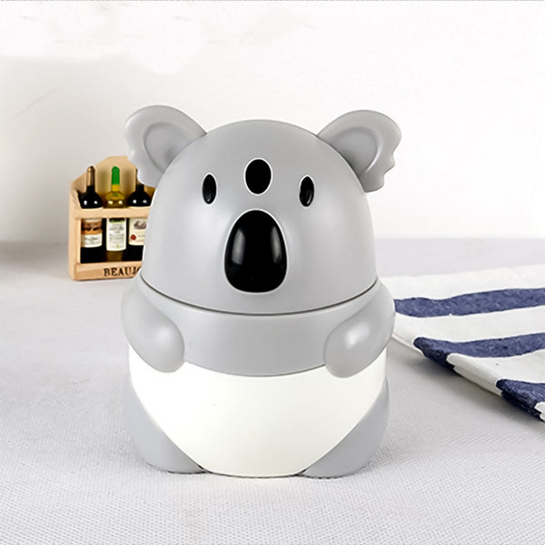 Cute koala toothpick holder dispenser neatly placed on dining table