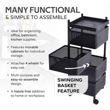 High-quality metal kitchen trolley easy to move and maintain
